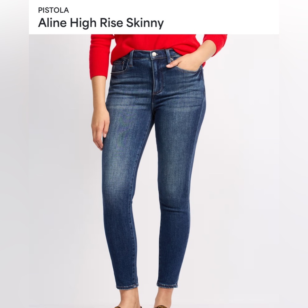Pistola Aline High Rise Skinny